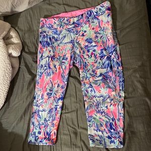 Lilly Pulitzer Luxletic Cropped Workout Leggings